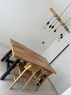 IKEA Tafel met mooie lampen erbij, Huis en Inrichting, Ophalen, Gebruikt, 50 tot 100 cm, Vier personen