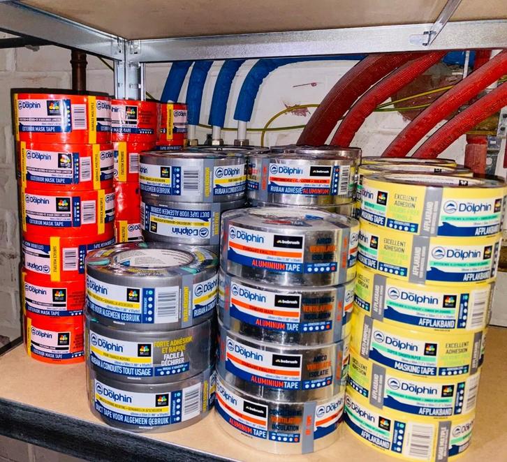 Professioneel Afplakband - Duct Tape - Schilder, Doe-het-zelf en Verbouw, Schildersmaterialen, Nieuw, Overige typen, Ophalen