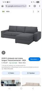 Kivik hoekbank antraciet, Ophalen, Gebruikt, Vierpersoons of meer