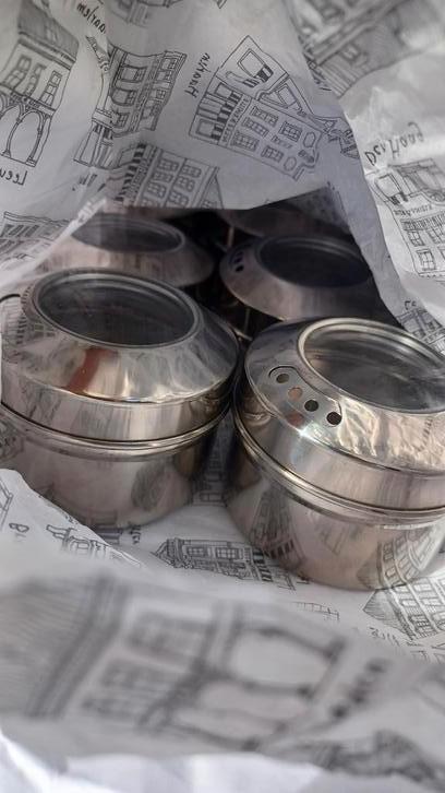 kruiden strooipotjes rvs 8 stuks Dille&Kamille, Huis en Inrichting, Keuken | Keukenbenodigdheden, Nieuw, Ophalen of Verzenden
