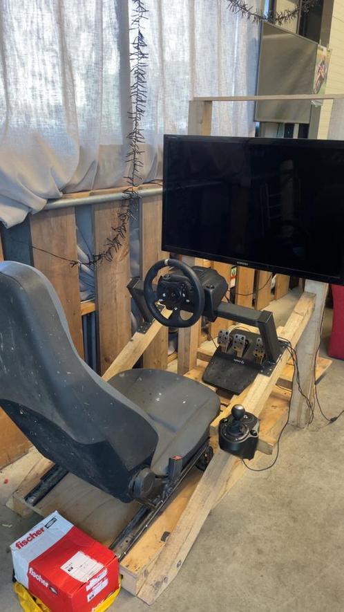 Race simulator logitech g920 xbox, Spelcomputers en Games, Spelcomputers | Overige, Zo goed als nieuw, Ophalen