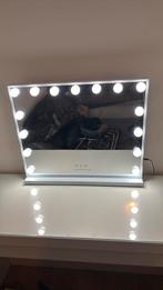 Kaptafel met spiegel met lampjes, Huis en Inrichting, Tafels | Kaptafels, Ophalen, Gebruikt, 50 tot 100 cm, Minder dan 100 cm