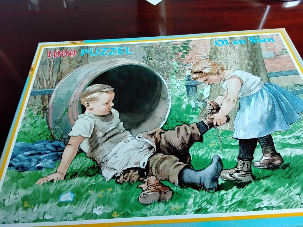 Mooie puzzel ot en sien 1000 stuks compleet, Ophalen of Verzenden, Overige typen
