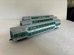Set (3) Fleischmann H0 Dubbeldekrijtuig 5121k/5122k/5125k, Gelijkstroom, Fleischmann, Wagon, Ophalen of Verzenden