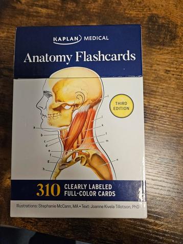 Kaplan Anatomy Flashcards - Derde Editie beschikbaar voor biedingen