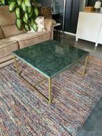 Marmeren Salon Tafels - 3 Stalen frames - 75x75cm, Marmer, 50 tot 100 cm, Vierkant, Nieuw