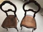 Twee franse antieke mahonie stoelen, Ophalen of Verzenden