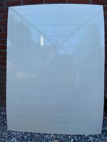 Hardboard wandplaat tegelmotief - 90x122  beschikbaar voor biedingen
