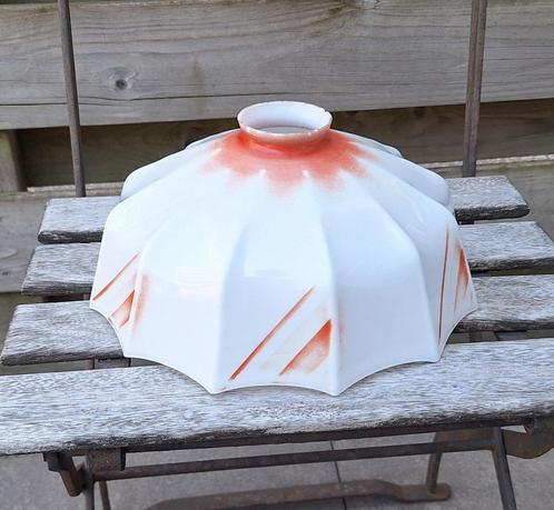 Prachtige vintage glazen lampenkap., Verzamelen, Retro, Huis en Inrichting, Ophalen of Verzenden