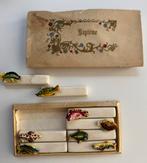8 Antieke aardewerk brocante faeience messenleggers, Antiek en Kunst, Antiek | Keramiek en Aardewerk, Ophalen of Verzenden