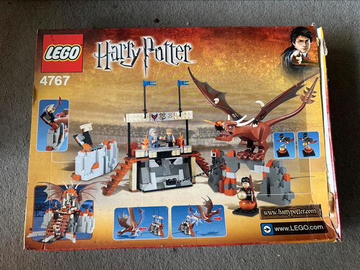 Harry Potter Lego - 4767 - Harry and the Hungarian Horntail, Verzamelen, Harry Potter, Zo goed als nieuw, Ophalen of Verzenden