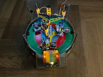 Lemax cha cha met geluid en verlichting adapter los te koop beschikbaar voor biedingen