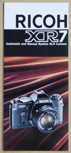 Folder Ricoh XR7, Ophalen of Verzenden, 1980 tot heden, Overige typen