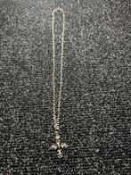 Ketting met kruisje, Ophalen of Verzenden, Zo goed als nieuw, Zilver, Overige materialen
