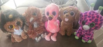 Ty knuffels 5 stuks 24 cm beschikbaar voor biedingen