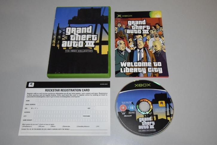XBOX Original : Grand Theft Auto III (3) The Xbox Collection, Spelcomputers en Games, Games | Xbox Original, Gebruikt, Role Playing Game (Rpg)