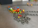 Treinrails met getallentrein, Kinderen en Baby's, Speelgoed | Duplo en Lego, Complete set, Duplo, Gebruikt, Ophalen