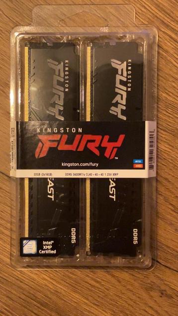 *NIEUW* Kingston Fury DDR5 32GB (5600MT CL40) RAM beschikbaar voor biedingen