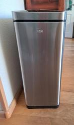Roestvrijstalen afvalemmer EKO, Huis en Inrichting, Ophalen, 40 liter of meer, Zo goed als nieuw, Rvs