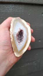Agaat geode met lichte amathist, Verzamelen, Mineralen en Fossielen, Ophalen