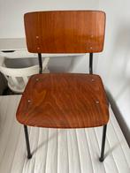 Oude schoolstoel/ vintage stoel, Huis en Inrichting, Ophalen, Gebruikt, Bruin, Eén