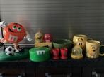 M&M items,dispencer,mokken,sneewbol,eierdopjes,peper en zout, Ophalen of Verzenden, Zo goed als nieuw, Gebruiksvoorwerp
