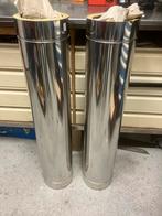 Dubbelwandig rookkanaal 150-200 1 meter, Huis en Inrichting, Kachels, Ophalen, Nieuw, Hout, Houtkachel