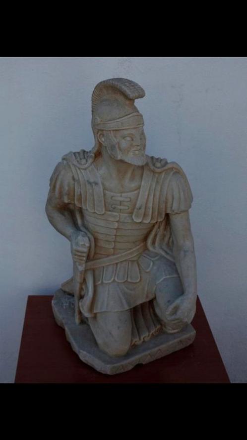 Marmer beeld Spartan, 300, Romein, Alchilles, Antiek en Kunst, Kunst | Beelden en Houtsnijwerken, Ophalen