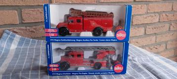 Siku 4114 en 4115 Magirus brandweer  beschikbaar voor biedingen