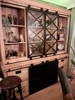 Prachtige mangoh Kast 2 meter breed wegens andere inrichting, Huis en Inrichting, Kasten | Buffetkasten, Ophalen, 150 tot 200 cm