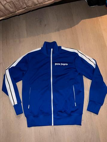 Palm Angels Bomber Track Jacket Blauw Maat M beschikbaar voor biedingen