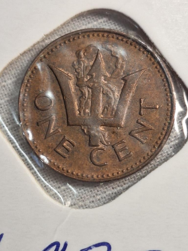 BARBADOS one cent 1976 (#26), Postzegels en Munten, Munten | Amerika, Ophalen of Verzenden, Noord-Amerika, Losse munt