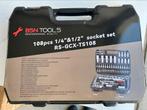 Nieuwe doppenset ratel set Torx en grote maten 108 delig, Ophalen of Verzenden, Nieuw