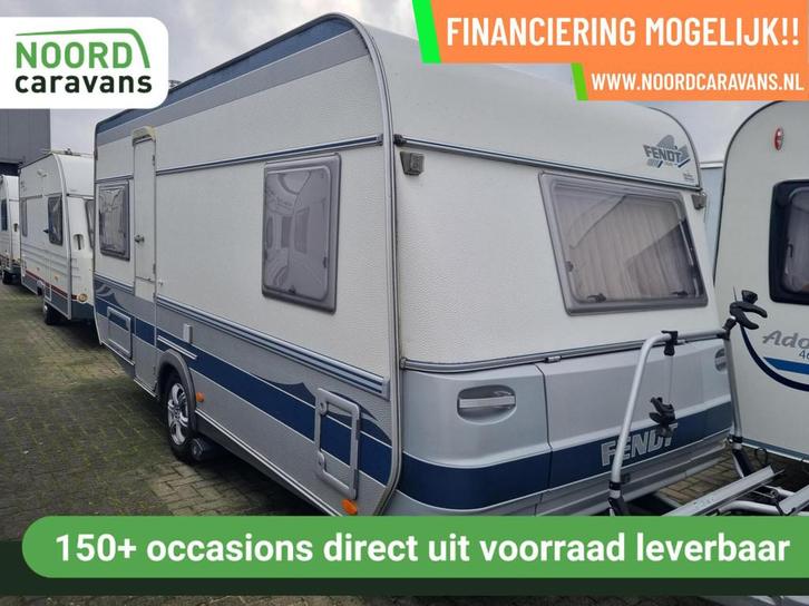 FENDT SAPHIR 470 TFB MOVER + VOORTENT + FRANSBED + RONDZIT, Caravans en Kamperen, Caravans, Bedrijf, tot en met 4, 1000 - 1250 kg