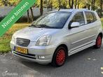 Kia Picanto 1.1 LXE*APK 07/26*AIRCO*ELEK. RAMEN, Stof, Zwart, 4 cilinders, 400 kg