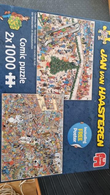 Jan van Haasteren Puzzel - 2x1000 stukjes  beschikbaar voor biedingen