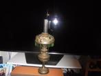 bronzen zg bonanza schemerlamp vintage, Ophalen of Verzenden, Gebruikt, Minder dan 50 cm