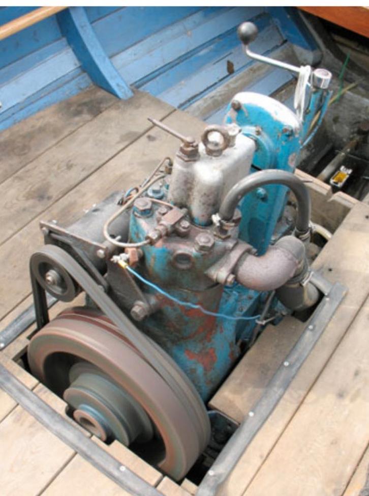 Scheepsmotor - SABB 10 pk incl schroef as, Watersport en Boten, Bootonderdelen, Gebruikt, Ophalen