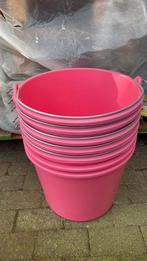 Roze 12 liter emmer, Huis en Inrichting, Emmers, Ophalen of Verzenden, Zo goed als nieuw, Kunststof