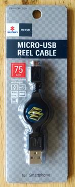 MICRO-USB OPROL KABEL 75 cm, Telecommunicatie, Autoladers, Ophalen of Verzenden, Nieuw