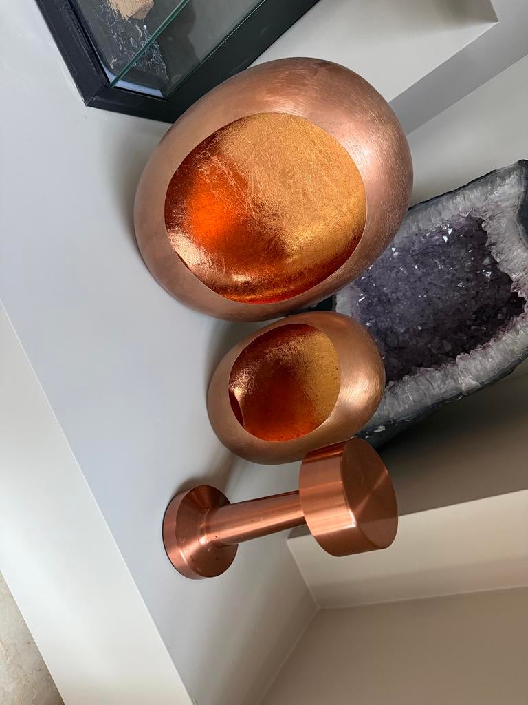 Koperen Decoratie Set, Ophalen, Zo goed als nieuw