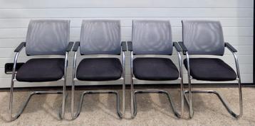 26 x Sedus Luxe vergaderstoelen kantoor stoelen zwart grijs beschikbaar voor biedingen