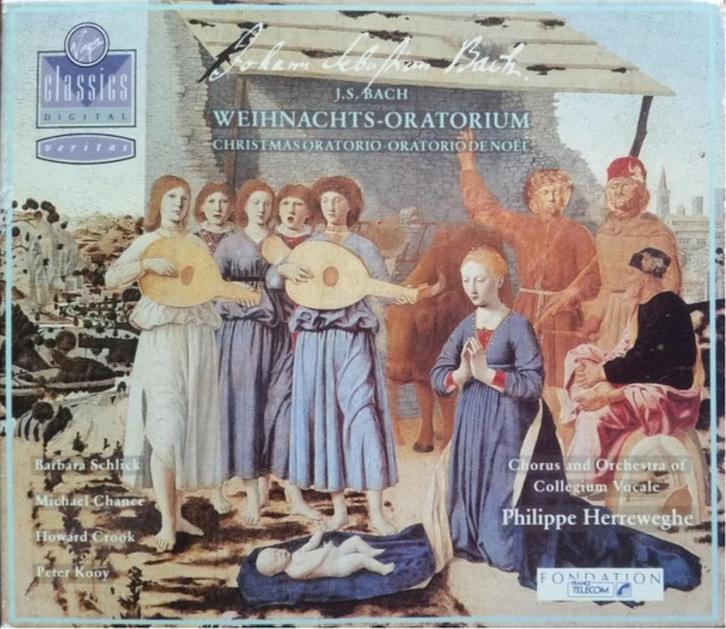 J.S. Bach - Weihnachts-oratorium - 2 cds, Cd's en Dvd's, Cd's | Klassiek, Zo goed als nieuw, Orkest of Ballet, Barok, Boxset, Ophalen of Verzenden