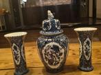 Delfts blauw BOCH royal sphinx vazen, Ophalen of Verzenden