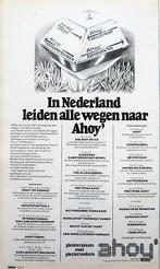 Vintage advertentie reclame Ahoy Rotterdam 1975, Ophalen of Verzenden, Gebruikt, Overige typen