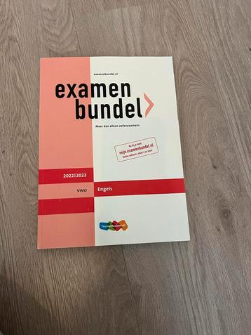 Examenbundel Engels VWO 2022/2023 beschikbaar voor biedingen
