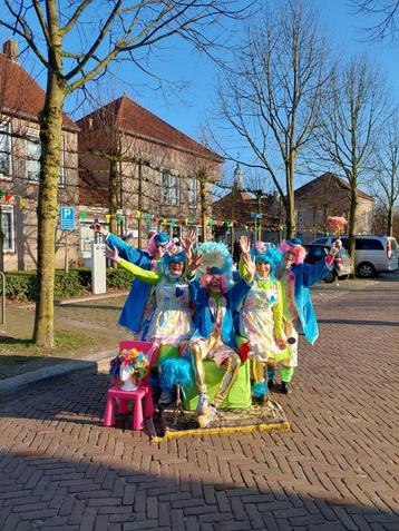 Carnavalspakken 3x dames en 3x heren  beschikbaar voor biedingen