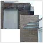 Deurluifel, luifel RVS + glas. NIEUW op maat gemaakt., Ophalen of Verzenden, Nieuw, Glas