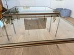 Mooie Riverdale salontafel (s) met glazen blad, Ophalen, 50 tot 100 cm, Vierkant, 50 tot 100 cm