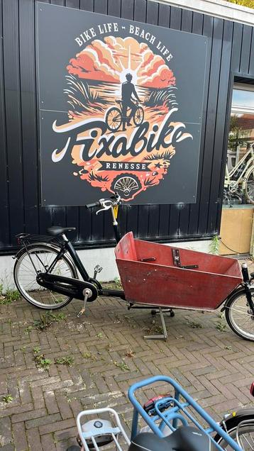 Bakfiets tweewieler met nexus 7 versnellingen (geen e-bike) beschikbaar voor biedingen